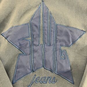 Slug Jeans Hoodie. Mens. Light Blue
